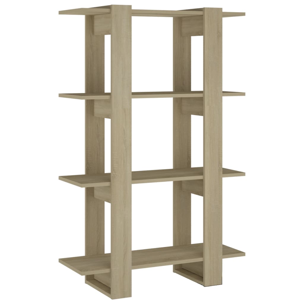 Boekenkast/Kamerscherm 80X30X123,5 Cm Sonoma Eikenkleurig