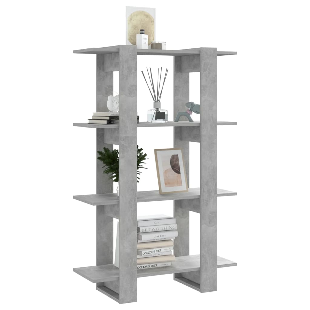 Boekenkast/Kamerscherm 80X30X123,5 Cm Betongrijs