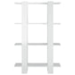 Boekenkast/Kamerscherm 80X30X123,5 Hoogglans Wit