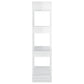 Boekenkast/Kamerscherm 80X30X123,5 Hoogglans Wit