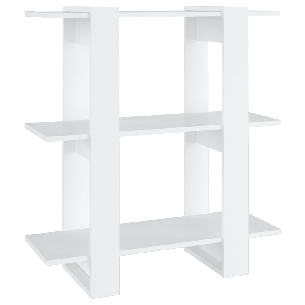 Boekenkast/Kamerscherm 80X30X87 Cm Wit