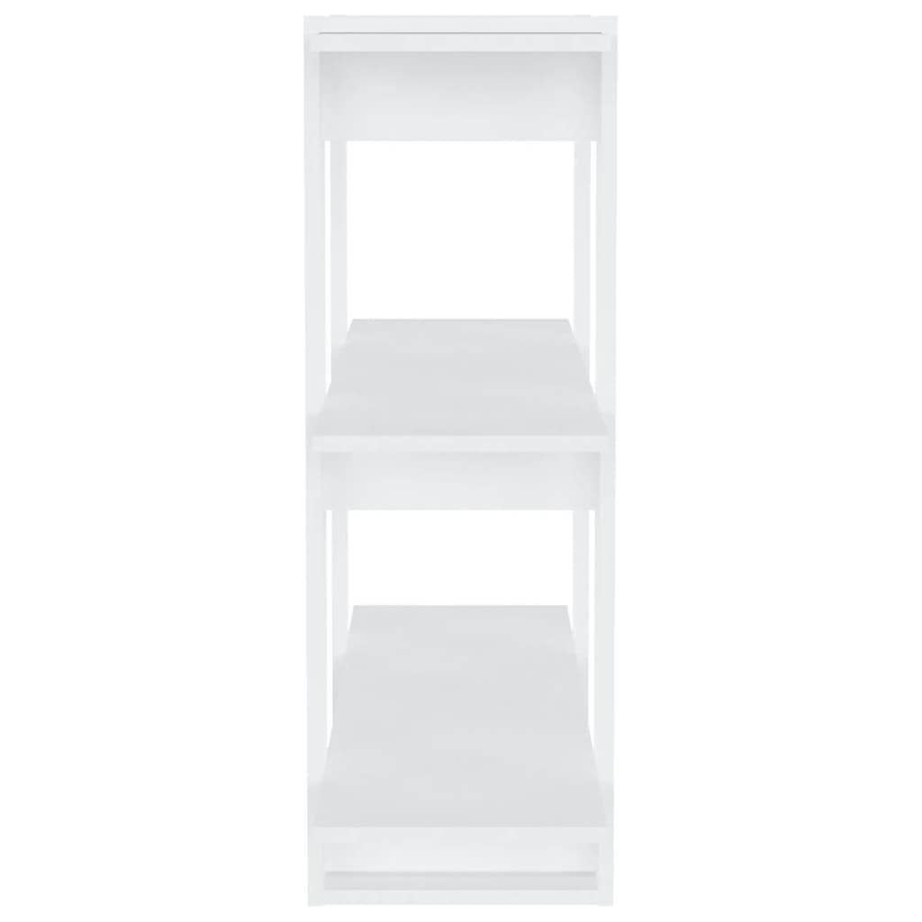 Boekenkast/Kamerscherm 80X30X87 Cm Wit