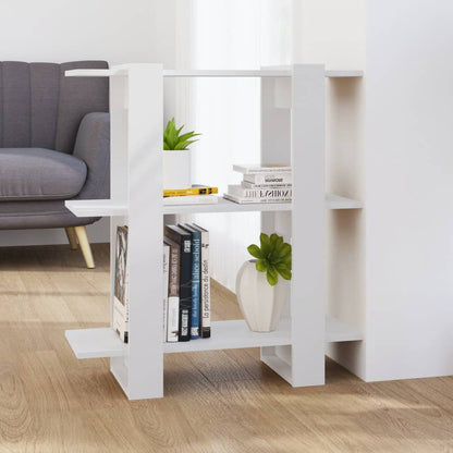 Boekenkast/Kamerscherm 80X30X87 Cm Wit