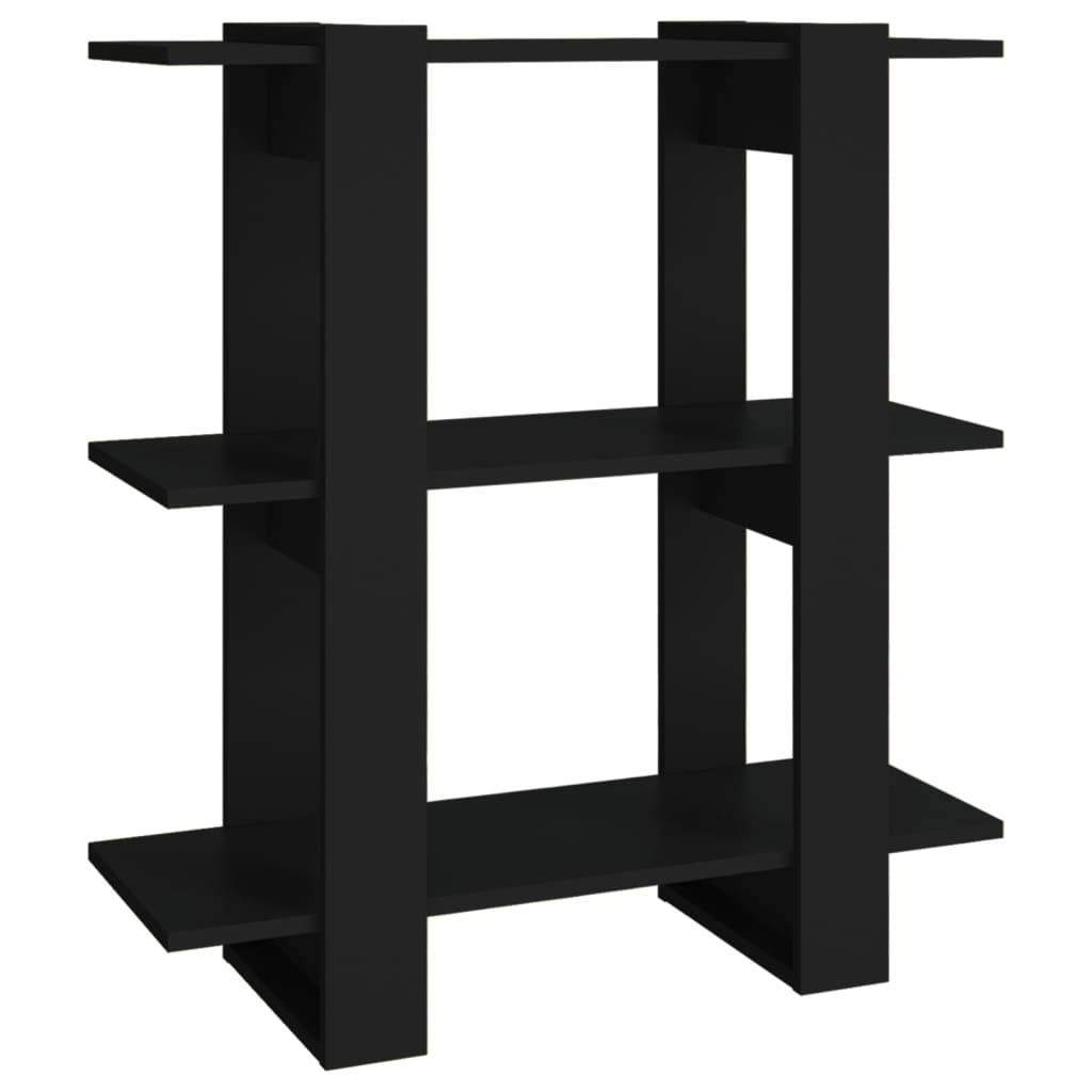 Boekenkast/Kamerscherm 80X30X87 Cm Zwart