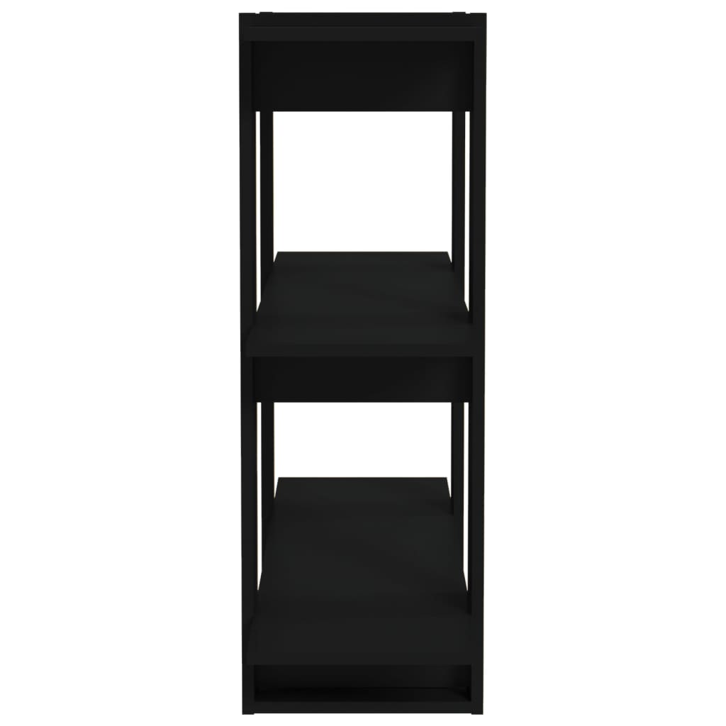 Boekenkast/Kamerscherm 80X30X87 Cm Zwart