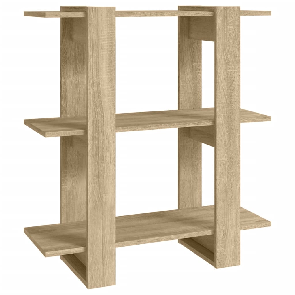 Boekenkast/Kamerscherm 80X30X87 Cm Sonoma Eikenkleurig