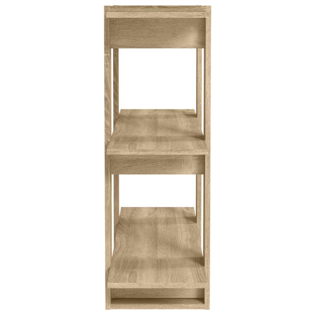 Boekenkast/Kamerscherm 80X30X87 Cm Sonoma Eikenkleurig