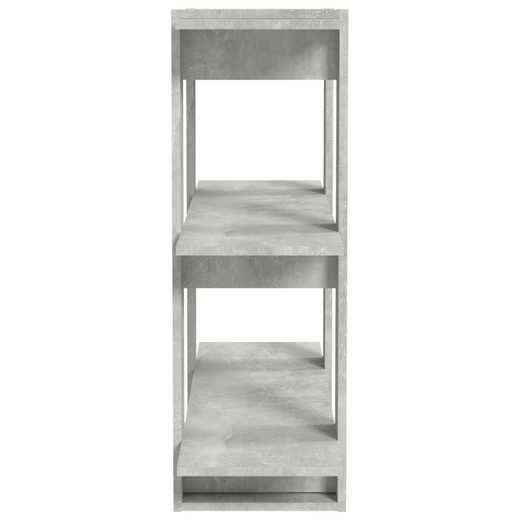 Boekenkast/Kamerscherm 80X30X87 Cm Betongrijs