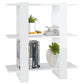 Boekenkast/Kamerscherm 80X30X87 Cm Hoogglans Wit