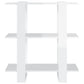 Boekenkast/Kamerscherm 80X30X87 Cm Hoogglans Wit