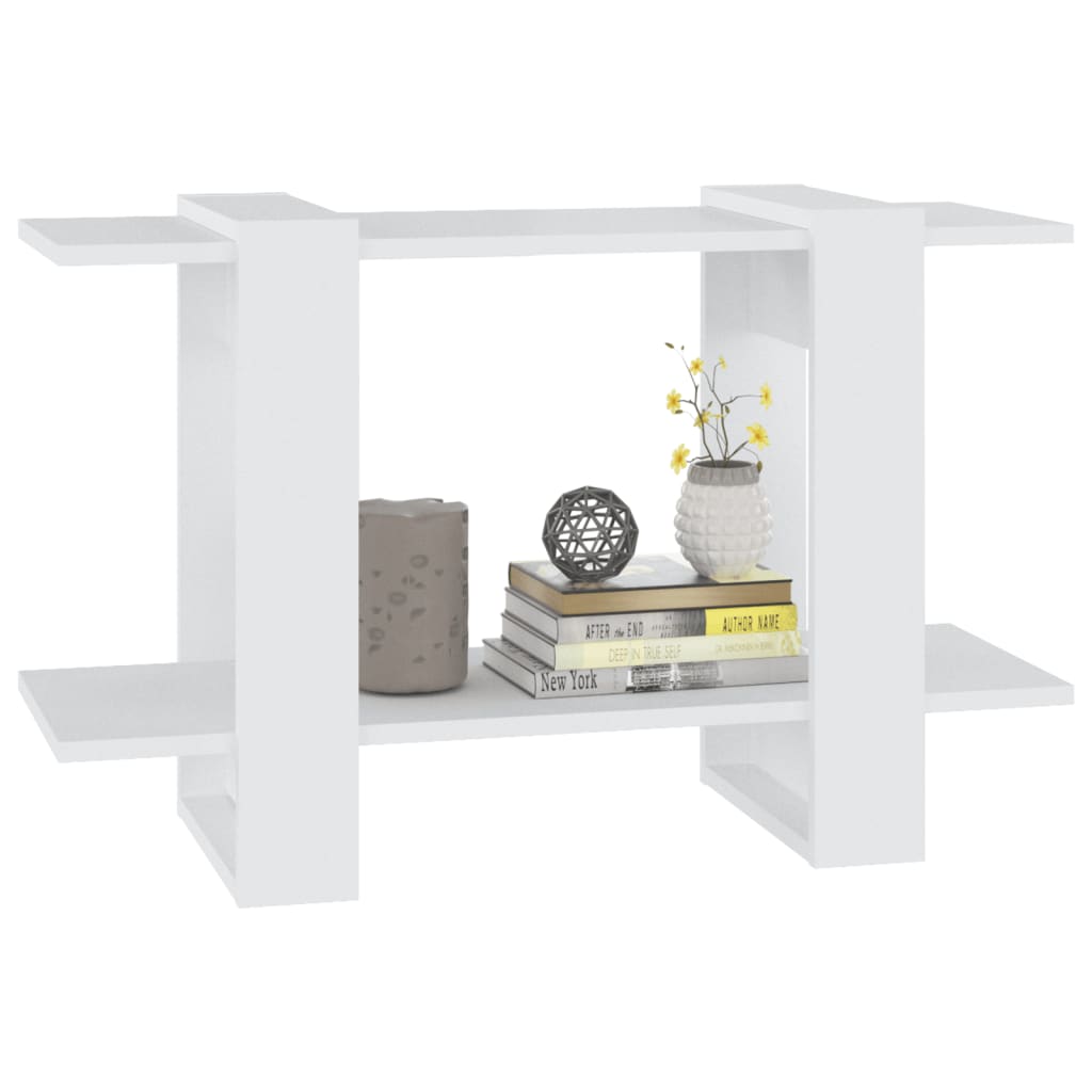 Boekenkast/Kamerscherm 80X30X51 Cm Wit