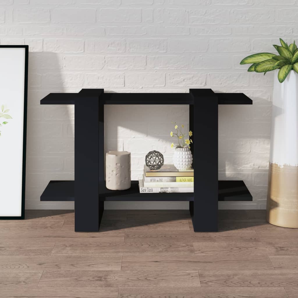 Boekenkast/Kamerscherm 80X30X51 Cm Zwart