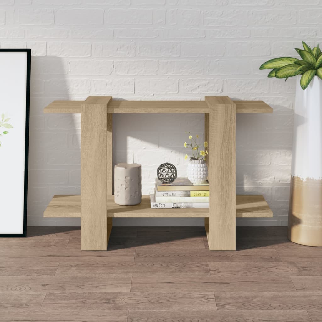 Boekenkast/Kamerscherm 80X30X51 Cm Sonoma Eikenkleurig