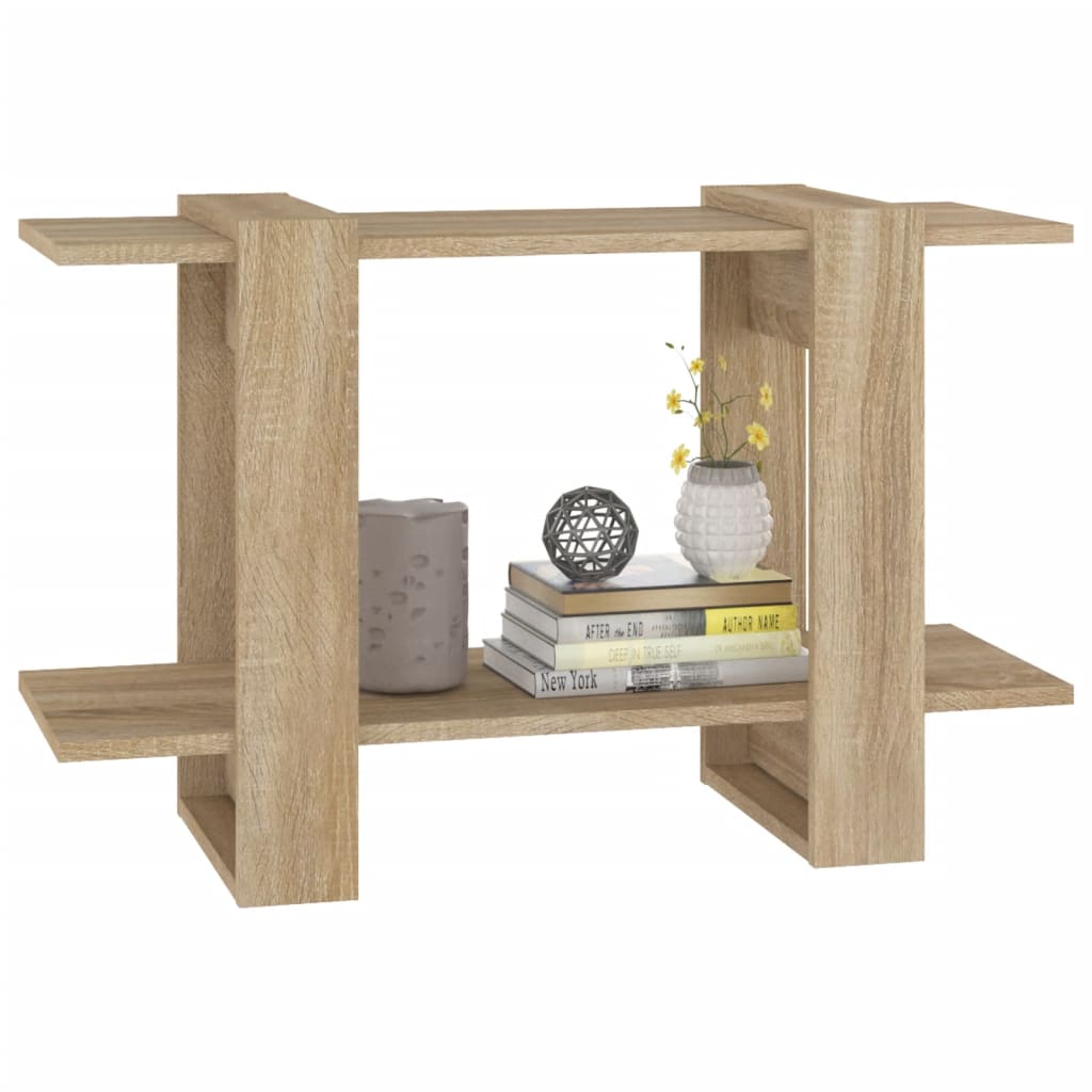 Boekenkast/Kamerscherm 80X30X51 Cm Sonoma Eikenkleurig