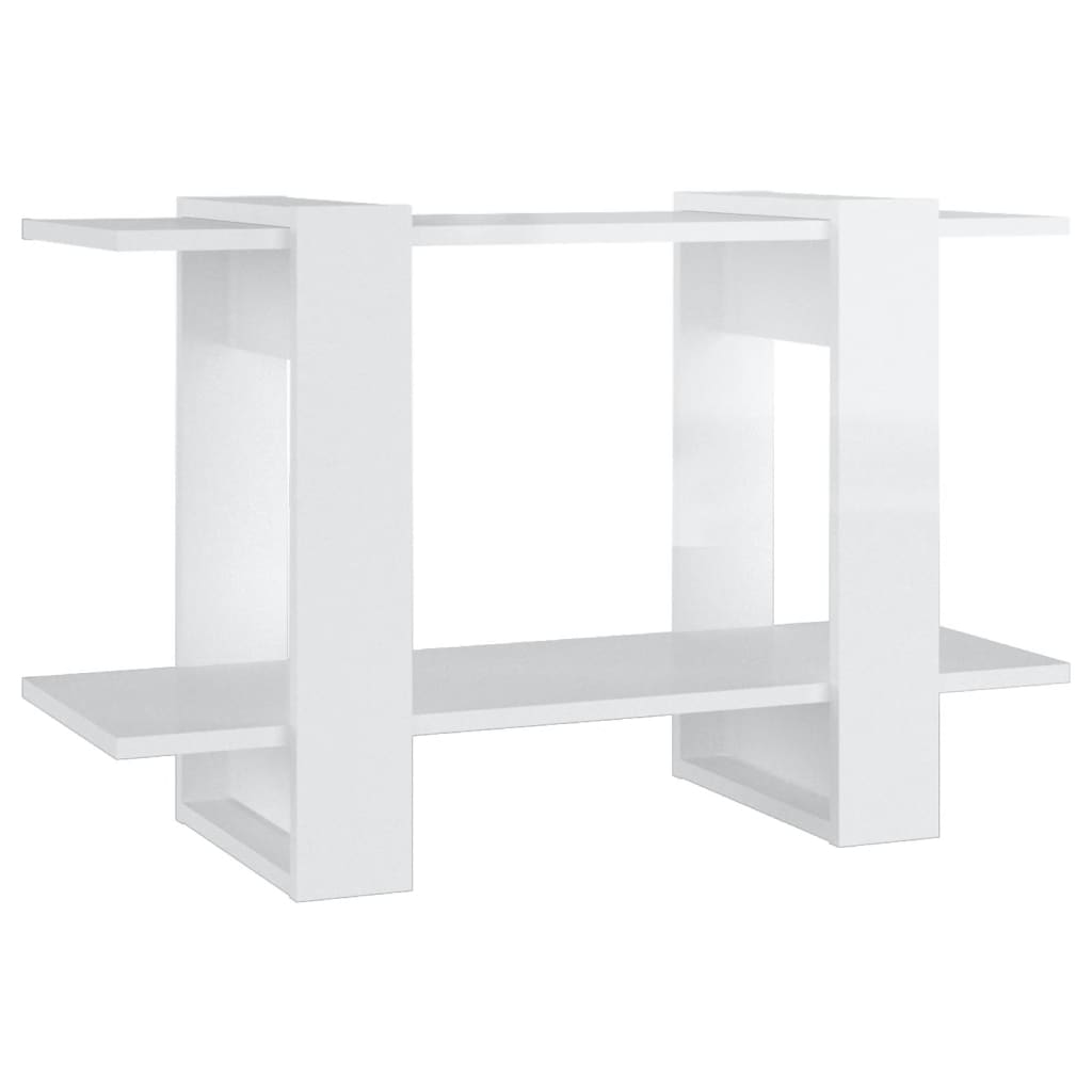 Boekenkast/Kamerscherm 80X30X51 Cm Hoogglans Wit