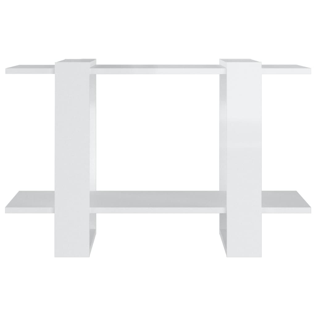Boekenkast/Kamerscherm 80X30X51 Cm Hoogglans Wit