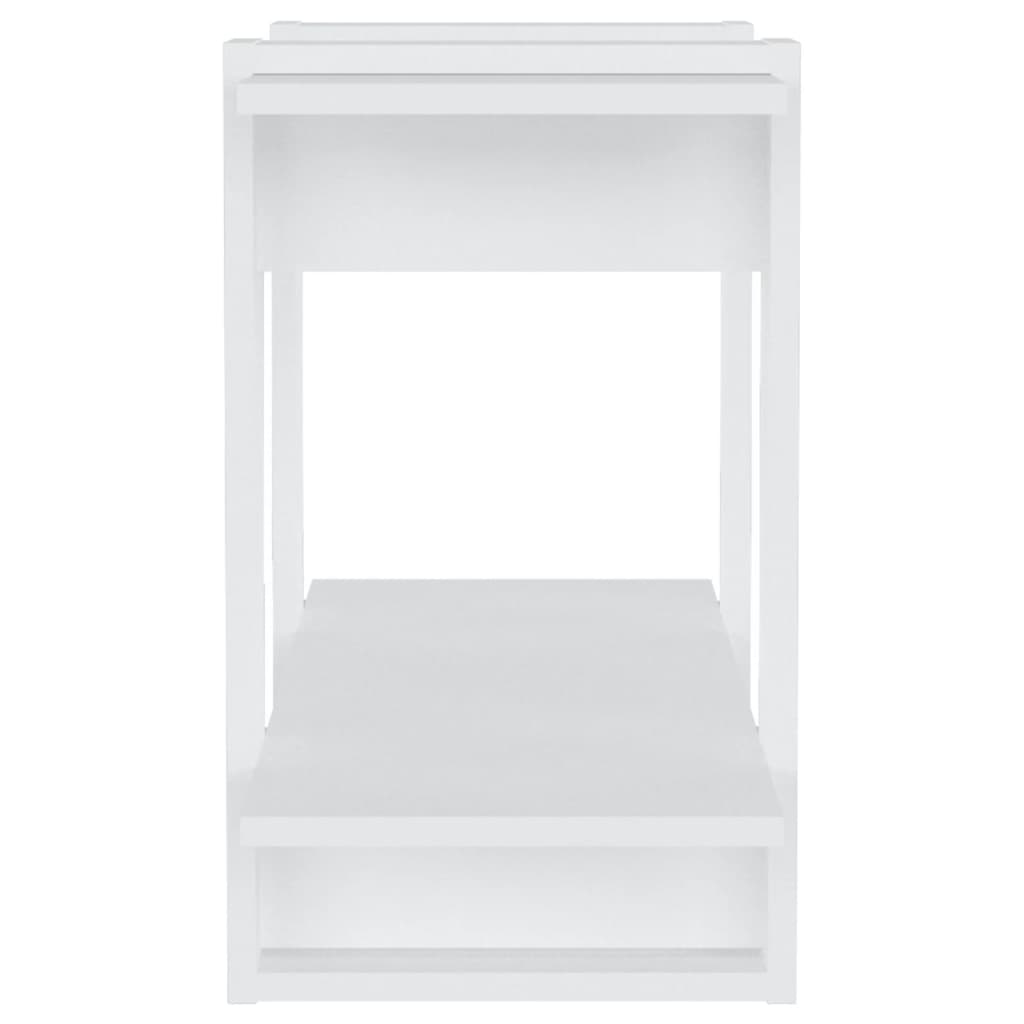Boekenkast/Kamerscherm 80X30X51 Cm Hoogglans Wit