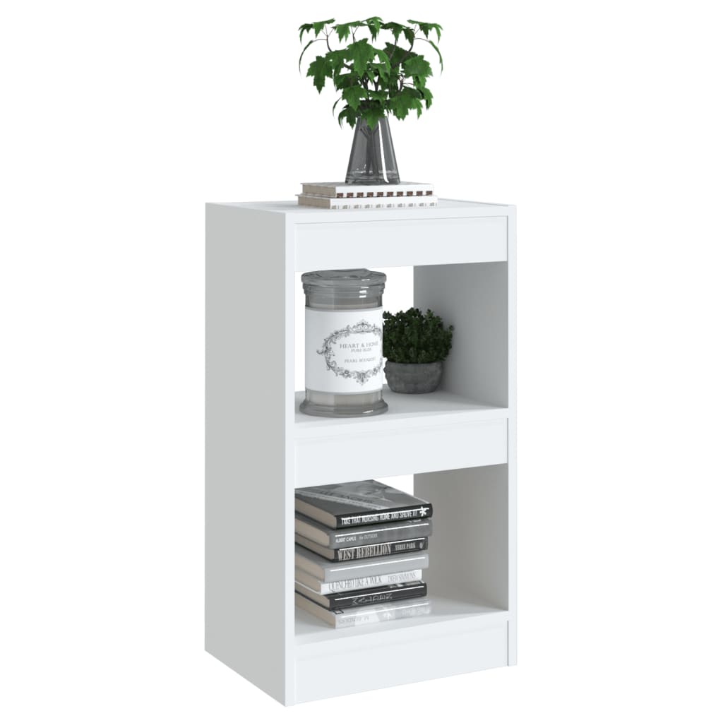 Boekenkast/Kamerscherm 40X30X72 Cm Wit