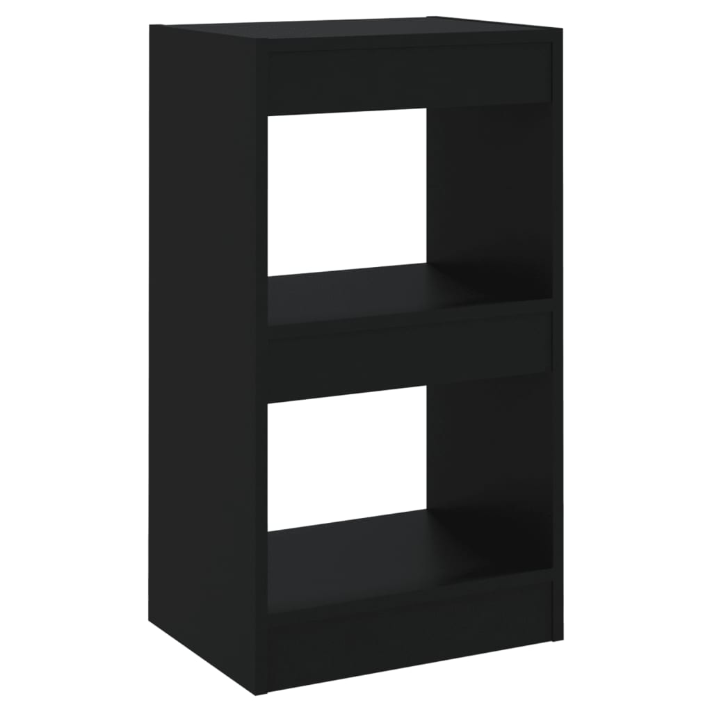 Boekenkast/Kamerscherm 40X30X72 Cm Zwart