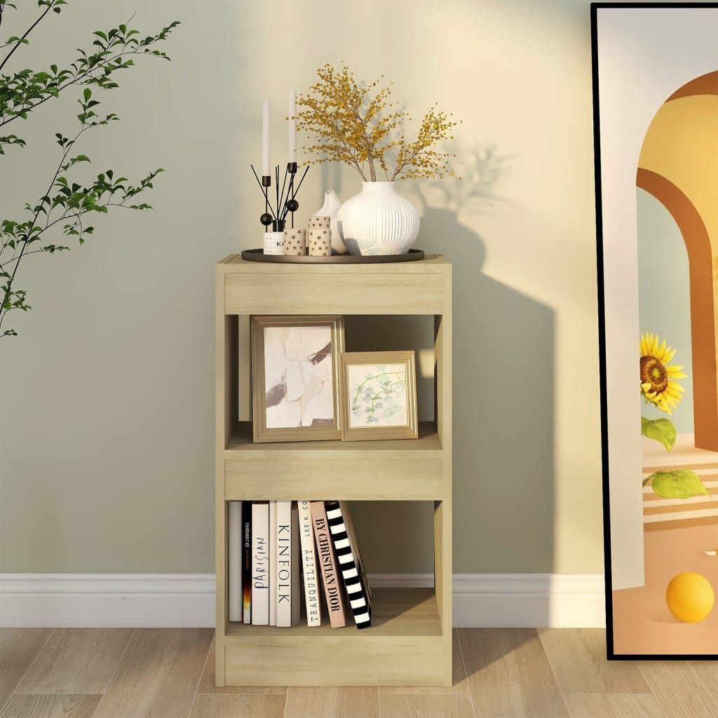 Boekenkast/Kamerscherm 40X30X72 Cm Sonoma Eikenkleurig