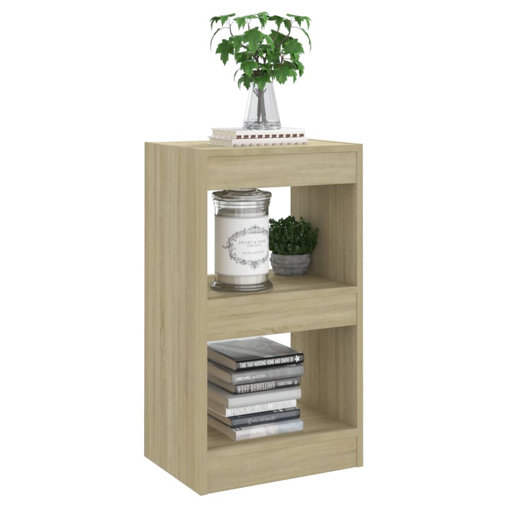 Boekenkast/Kamerscherm 40X30X72 Cm Sonoma Eikenkleurig