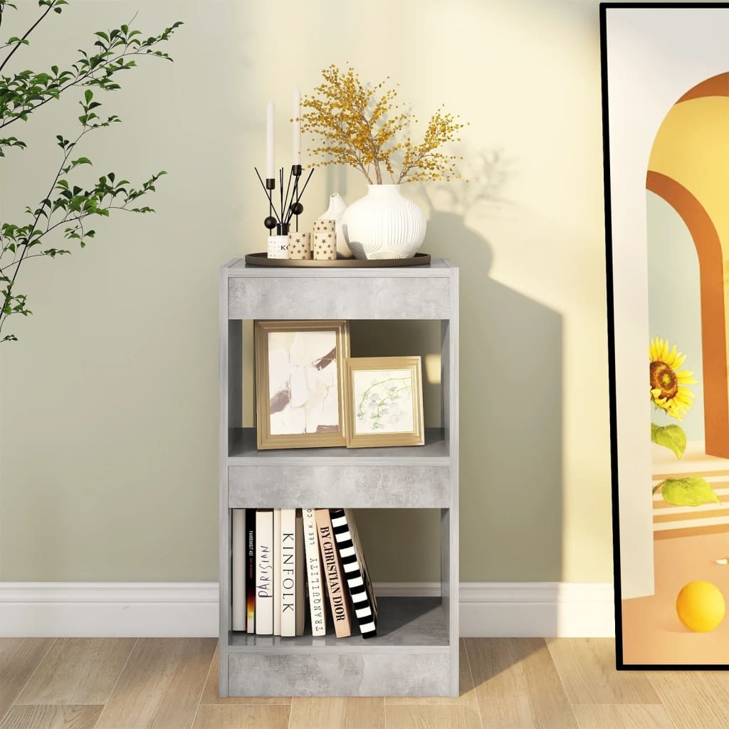 Boekenkast/Kamerscherm 40X30X72 Cm Betongrijs