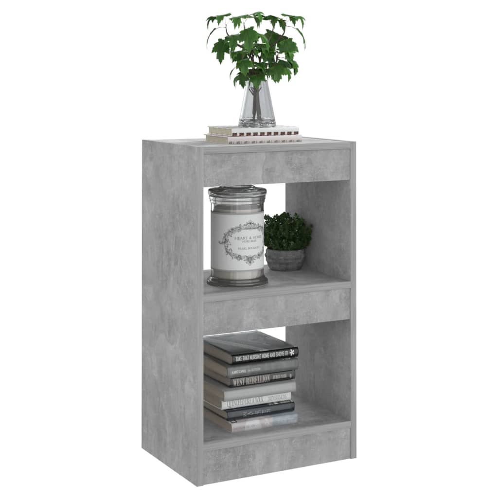 Boekenkast/Kamerscherm 40X30X72 Cm Betongrijs