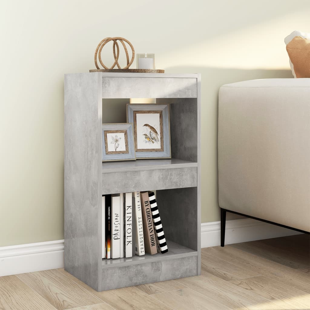 Boekenkast/Kamerscherm 40X30X72 Cm Betongrijs