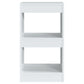 Boekenkast/Kamerscherm 40X30X72 Cm Hoogglans Wit