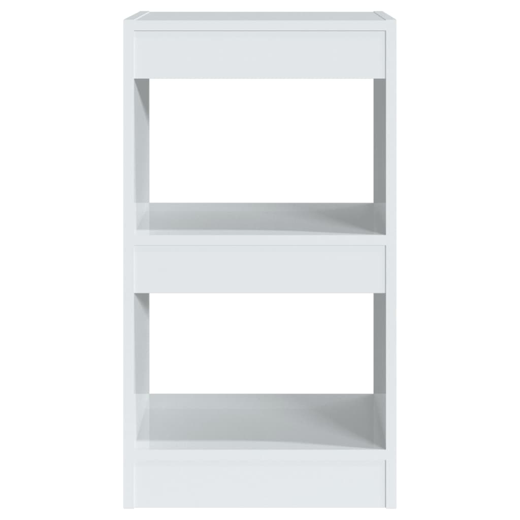 Boekenkast/Kamerscherm 40X30X72 Cm Hoogglans Wit
