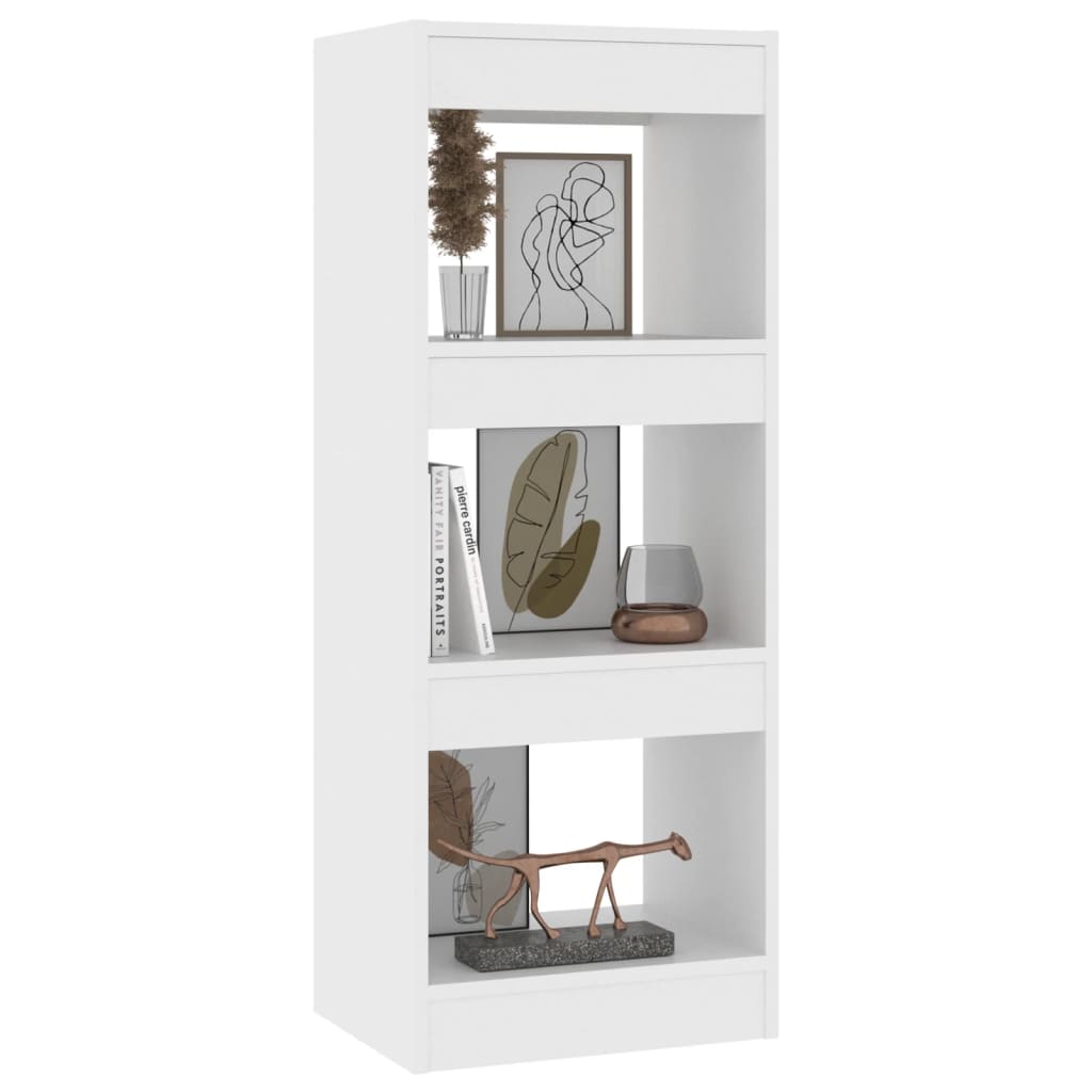 Boekenkast/Kamerscherm 40X30X103 Cm Spaanplaat Wit