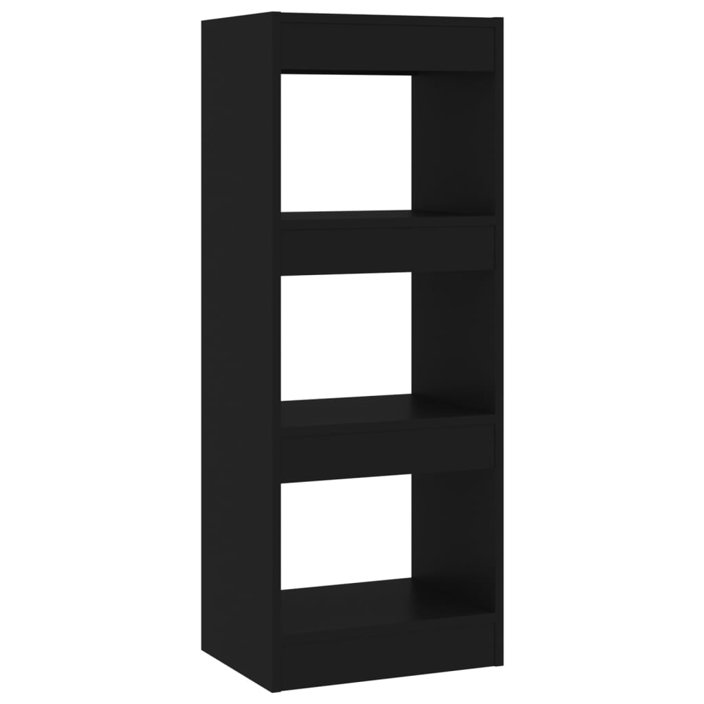 Boekenkast/Kamerscherm 40X30X103 Cm Spaanplaat Zwart