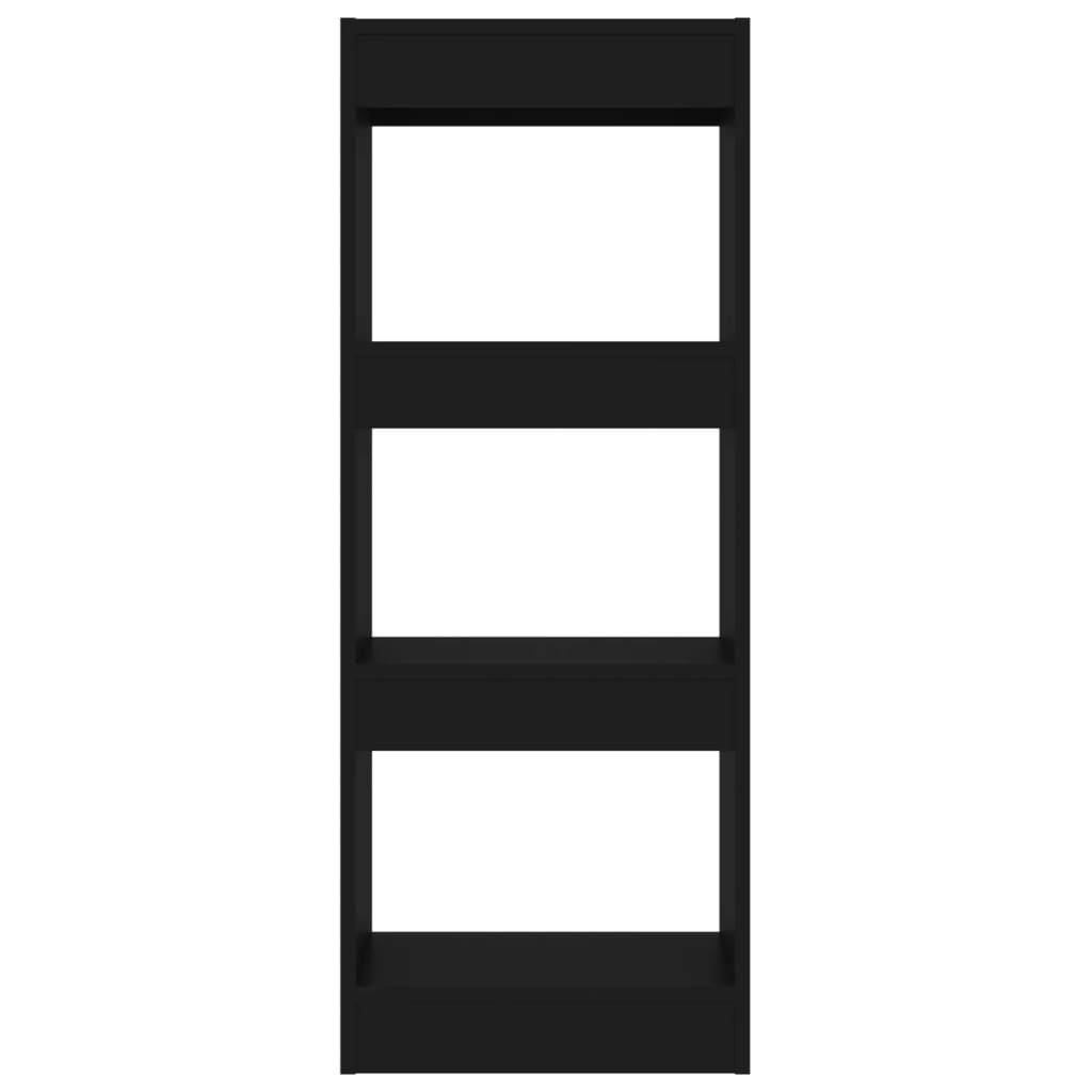 Boekenkast/Kamerscherm 40X30X103 Cm Spaanplaat Zwart