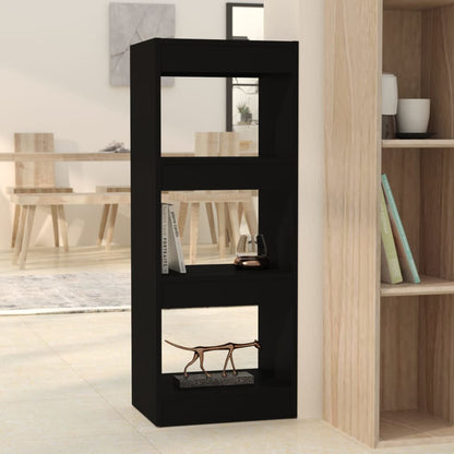Boekenkast/Kamerscherm 40X30X103 Cm Spaanplaat Zwart