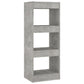Boekenkast/Kamerscherm 40X30X103 Cm Spaanplaat Betongrijs