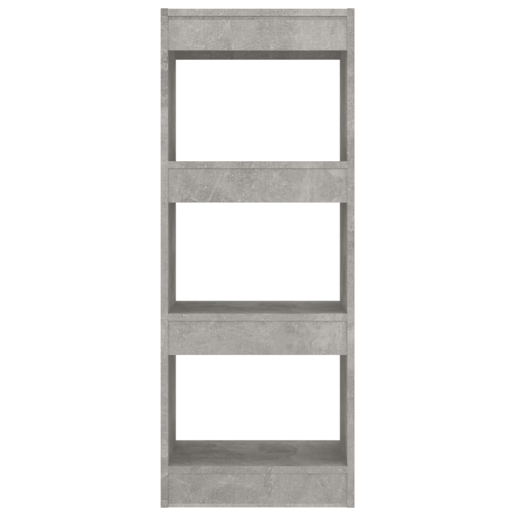 Boekenkast/Kamerscherm 40X30X103 Cm Spaanplaat Betongrijs