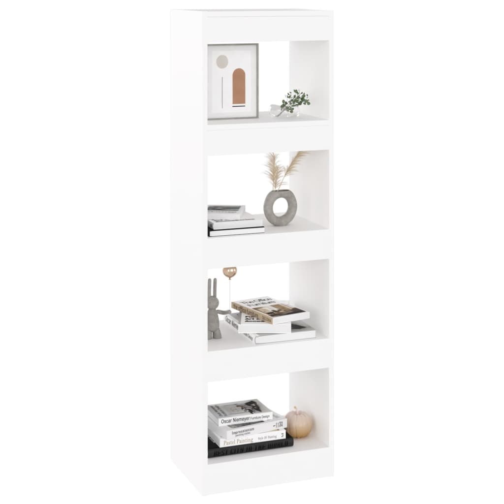 Boekenkast/Kamerscherm 40X30X135 Wit