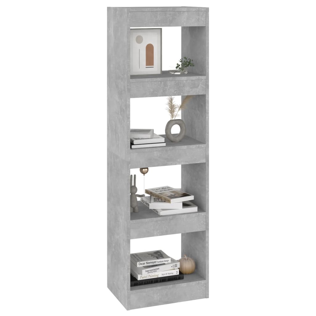Boekenkast/Kamerscherm 40X30X135 Cm Betongrijs