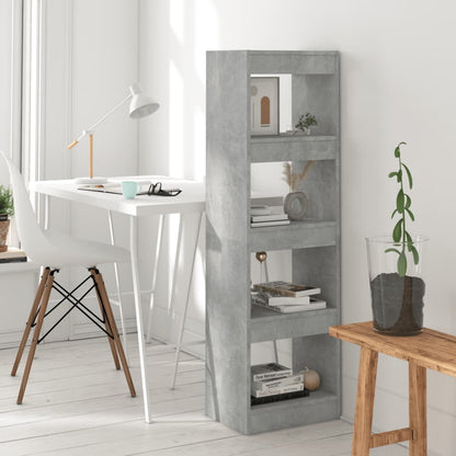 Boekenkast/Kamerscherm 40X30X135 Cm Betongrijs