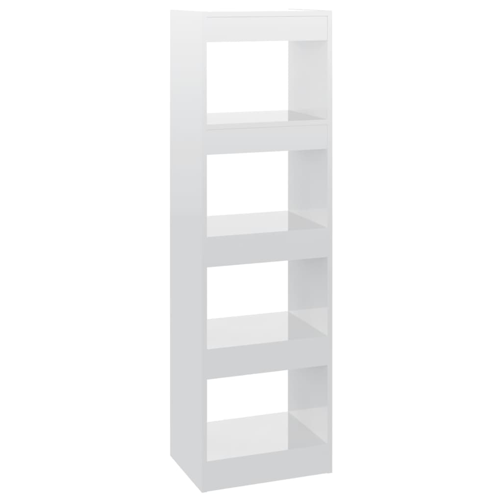 Boekenkast/Kamerscherm 40X30X135 Cm Hoogglans Wit