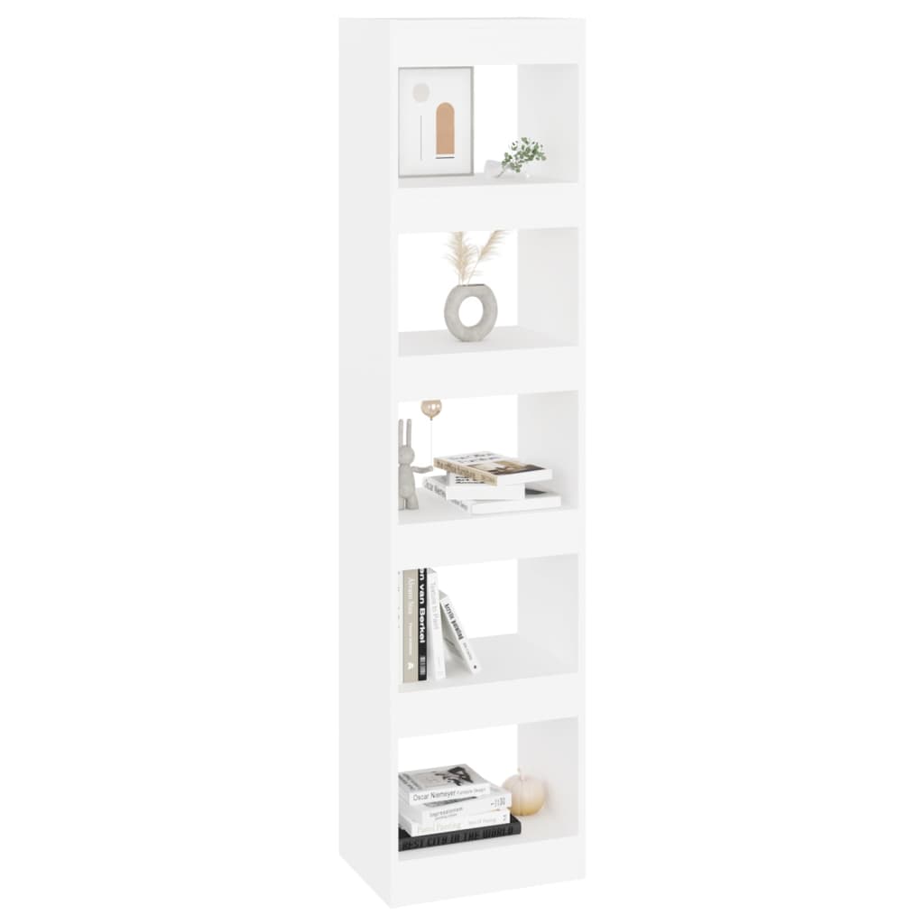 Boekenkast/Kamerscherm 40X30X166 Cm Wit