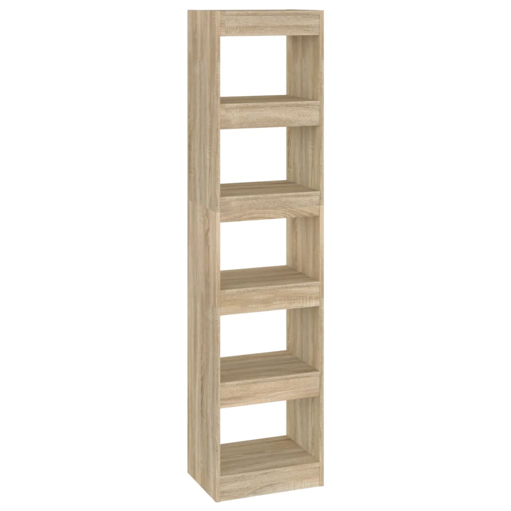 Boekenkast/Kamerscherm 40X30X166 Cm Sonoma Eikenkleurig