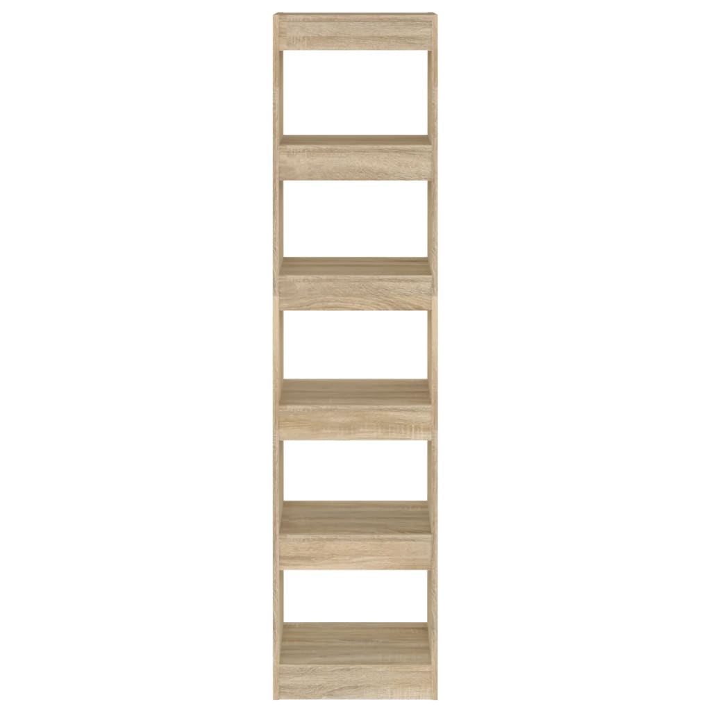 Boekenkast/Kamerscherm 40X30X166 Cm Sonoma Eikenkleurig