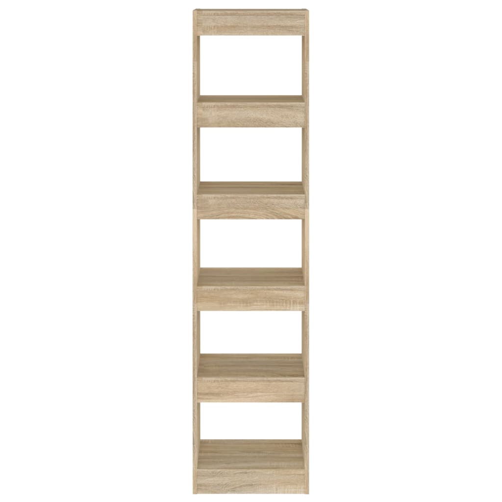 Boekenkast/Kamerscherm 40X30X166 Cm Sonoma Eikenkleurig