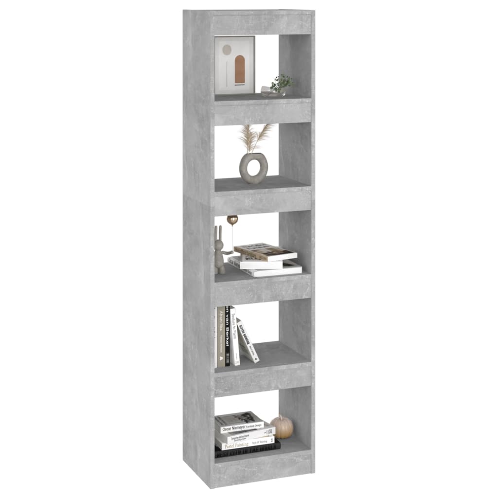 Boekenkast/Kamerscherm 40X30X166 Cm Betongrijs