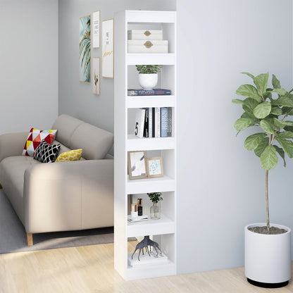Boekenkast/Kamerscherm 40X30X198 Cm Wit