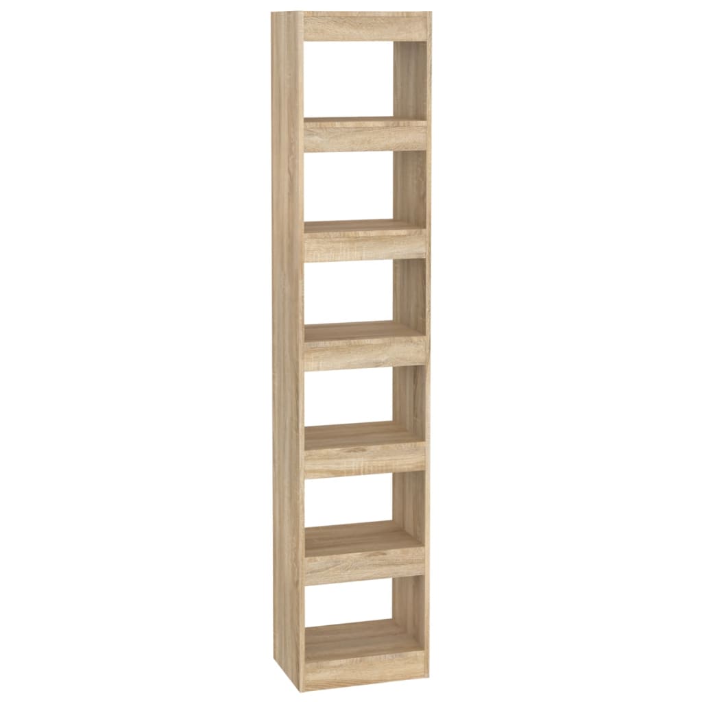 Boekenkast/Kamerscherm 40X30X198 Cm Sonoma Eikenkleurig