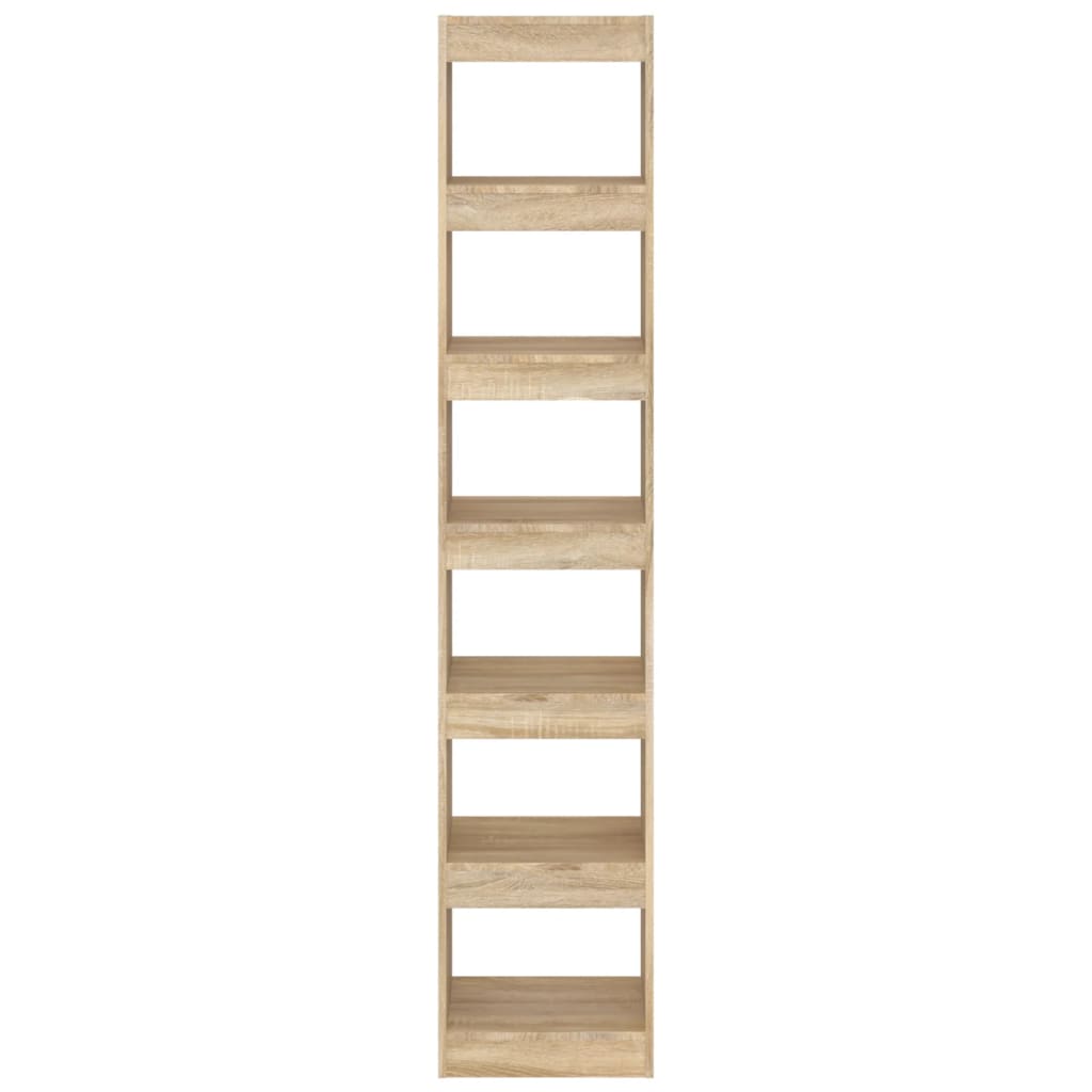 Boekenkast/Kamerscherm 40X30X198 Cm Sonoma Eikenkleurig
