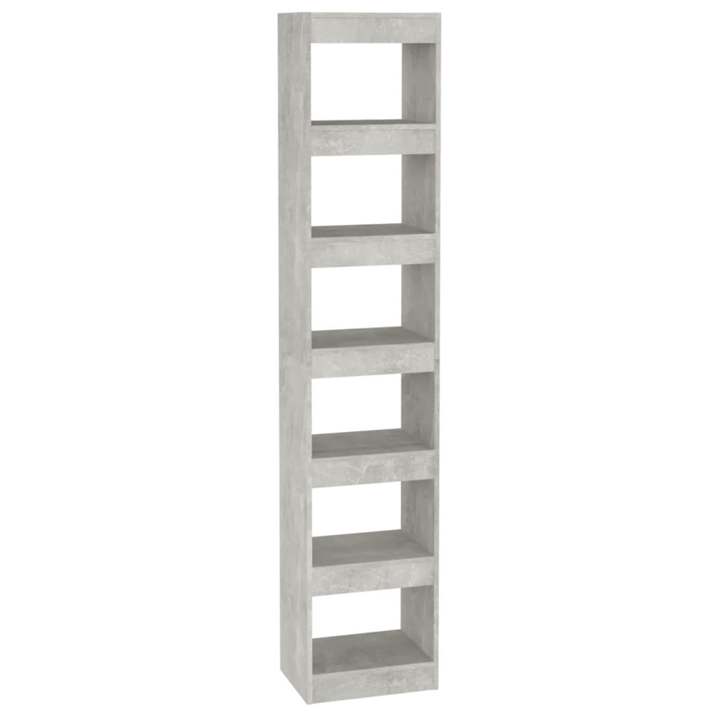 Boekenkast/Kamerscherm 40X30X198 Cm Betongrijs