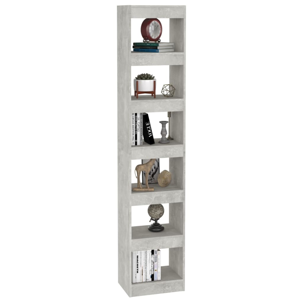 Boekenkast/Kamerscherm 40X30X198 Cm Betongrijs